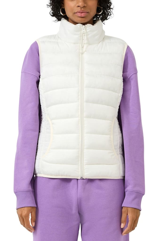 s.Oliver Qs Jackets Outdoor Offwhite Size: S | Vests Outlet | Dames | Wit