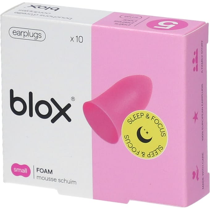 blox® Gamma Sleep & Focus - Small Rose Schuim 5x2 Oordopjes