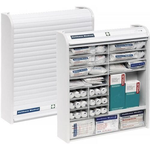 GGM Gastro Rollmed® Verbandschrank - gefüllt mit DIN 13 157 erweitert