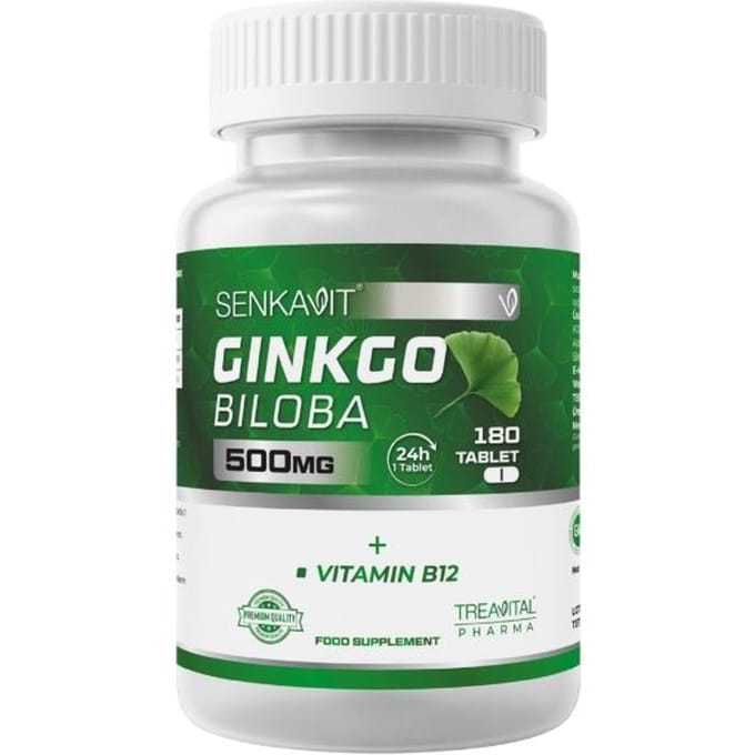 Senkavit Ginkgo Biloba et B12 180 Comprimés 1 PC