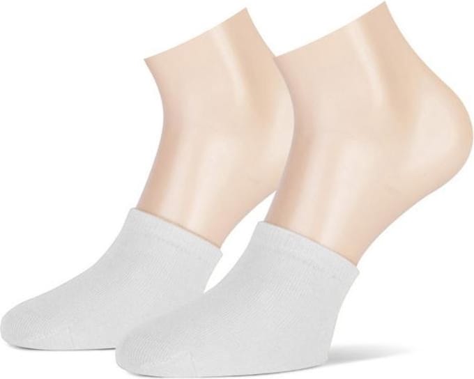 Teckel Dames Teensokjes Katoen Wit One size 2 paar