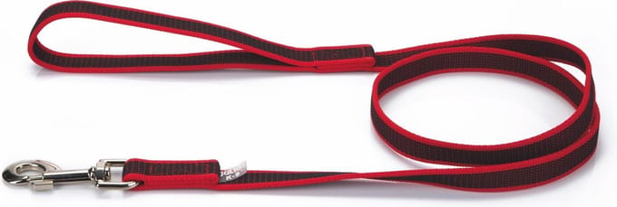 Anti Slip Hondenriem Rood 20MM x 1.2M met handvat
