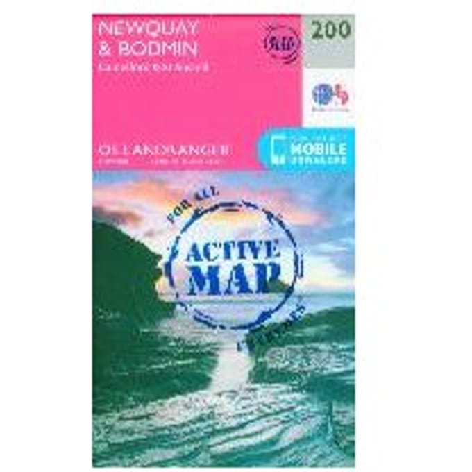 Newquay, Bodmin, Camelford & St Austell - Ordnance Survey