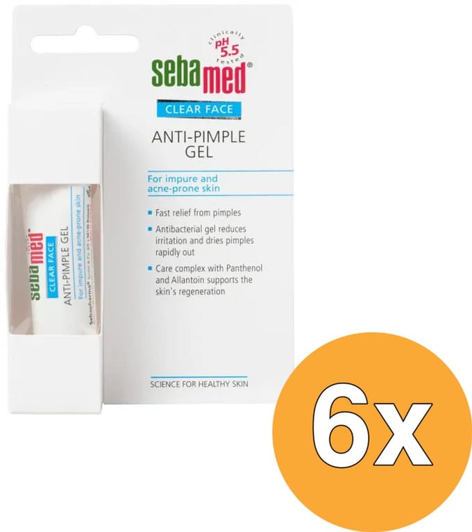 6x Sebamed Anti-Pimple Gel (10 ml)