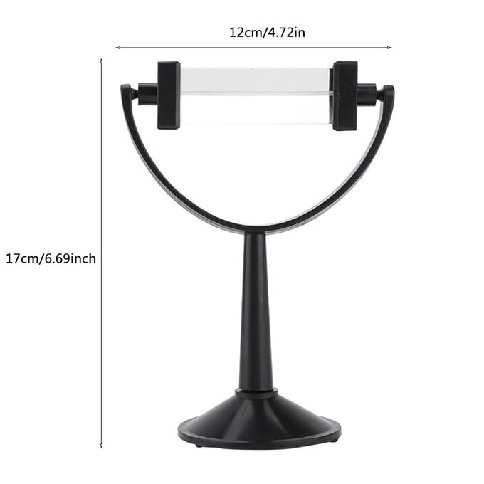 Prisme triangulaire en verre optique avec support Outil pédagogique de physique spectre lumineux