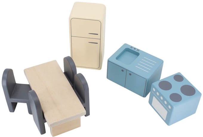 Sebra poppenhuis keuken hout