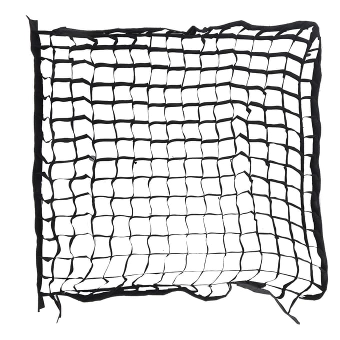 80x80cm Softbox Cellulaire Grid Mesh met Klittenband Voering voor Fotografie black