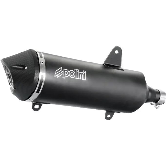 Silencieux d échappement Polini pour Scooter Peugeot 400 Metropolis 2013 à 2016 190.0054 / Black Collection Neuf
