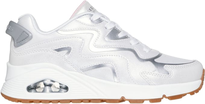 Skechers Uno Gen1-Wavy Shimmer Meisjes Sneakers - Wit