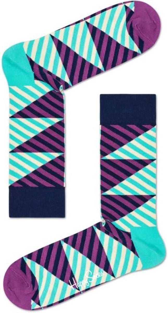 Happy Socks DIS01-5300 Diagonal Stripe Sock 41-46