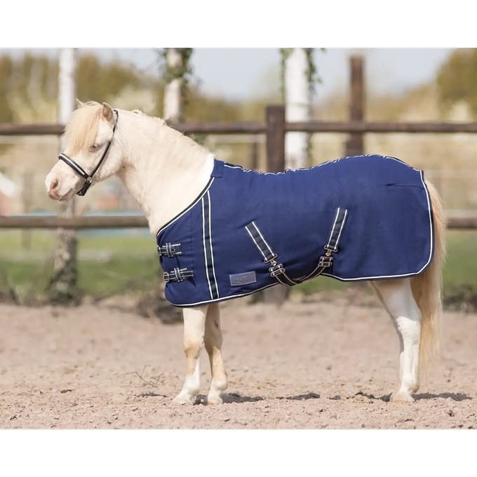 Q-essentials Zweetdeken Q-essentials Falabella Donkerblauw - 60/90