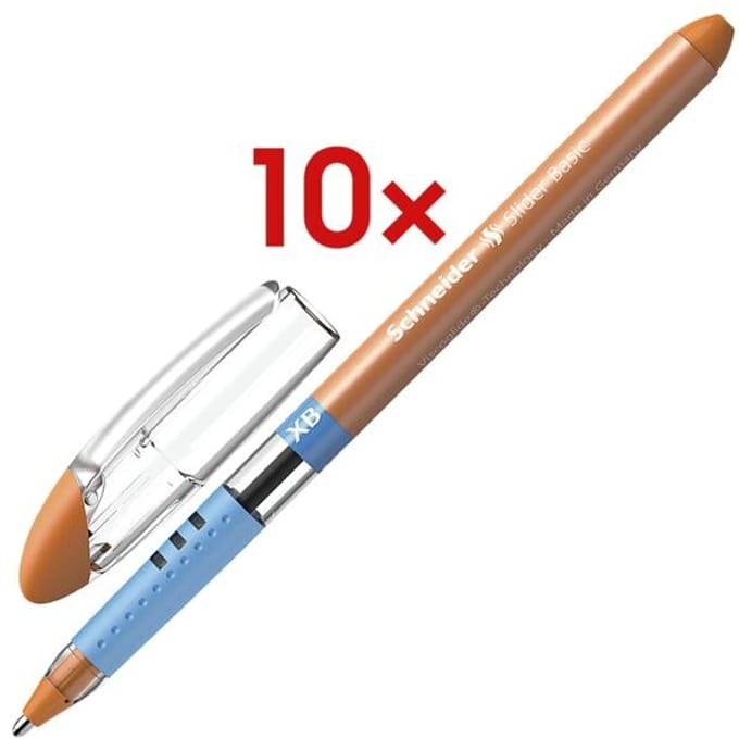 Schneider balpen - Slider Basic - penpunt XB 1,4mm - oranje - S-151206
