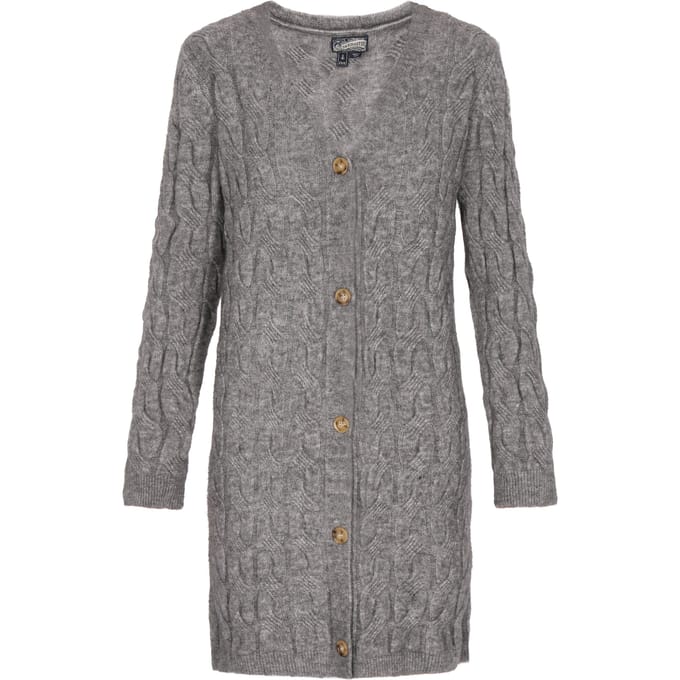 Dreimaster Vest Dames grijs melange