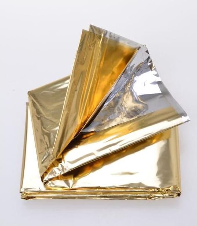Nooddeken - Warmhoud deken - Goud kleur - EHBO
