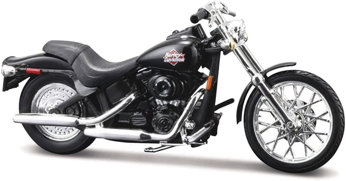 Maisto Harley-Davidson 2002 Fxstb Night Train - Modelauto - Schaal 1:18 - Zwart