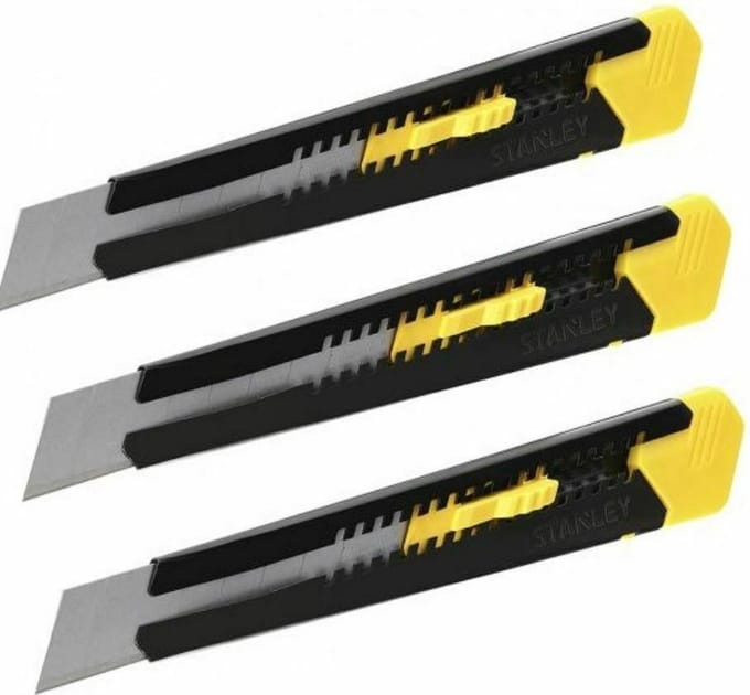 STANLEY Tripack Afbreekmes 18mm ( 3x 10-151)