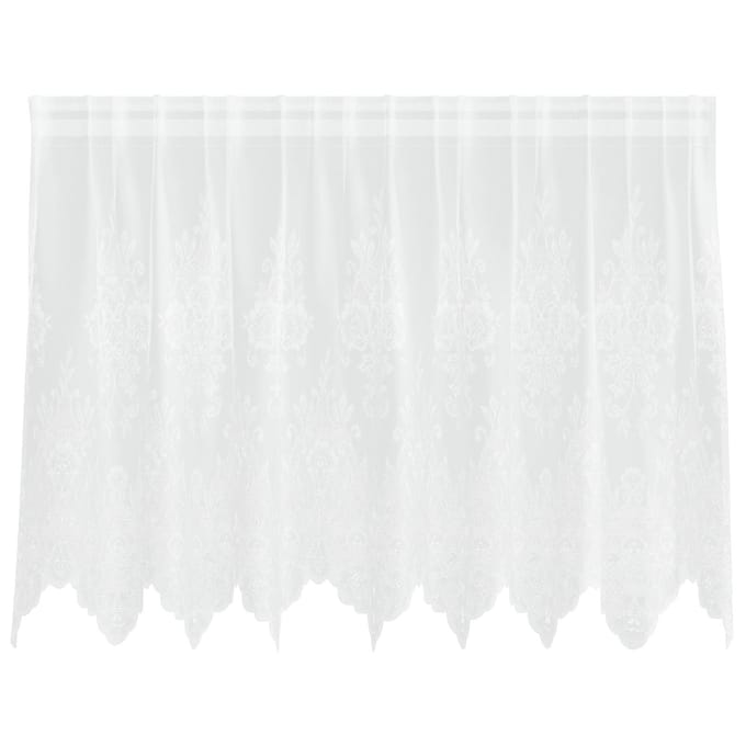 vidaXL Kantgordijn Wit 100 x 200 cm Polyester