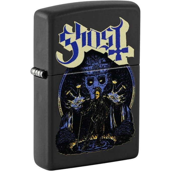 Ghost Zippo - Black Matte Unisex Aansteker - Neutraal - Standard