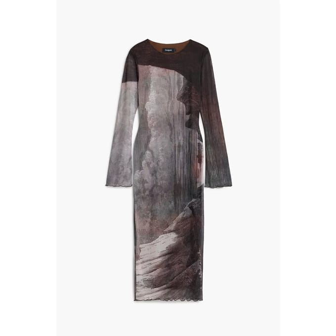 Damesjurk met lange mouwen Desigual Abyss Lacroix