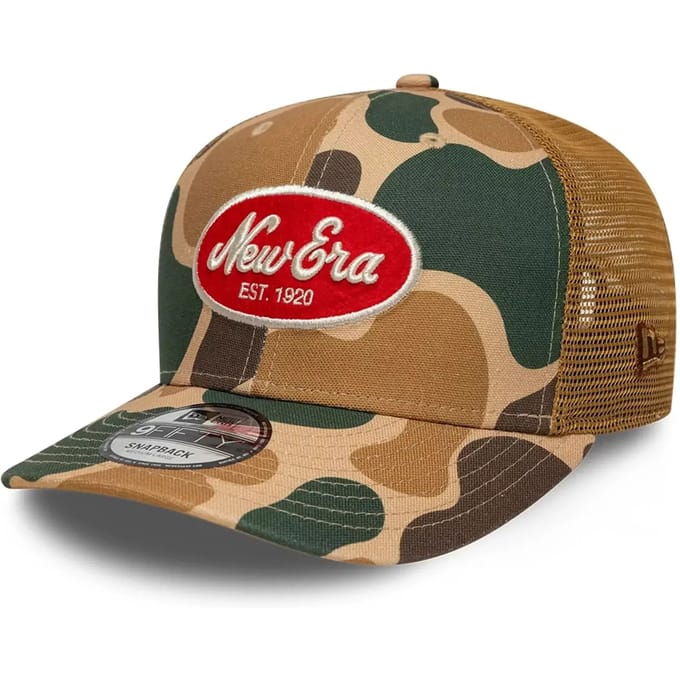 New Era Duck Camo 9fifty Trucker Pet Beige