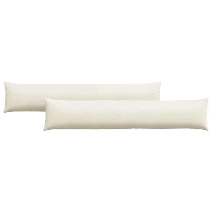 vidaXL - Zitkussens - 2 - pcs - Crème - 200 - x - 40 - cm - Corduroy - stof