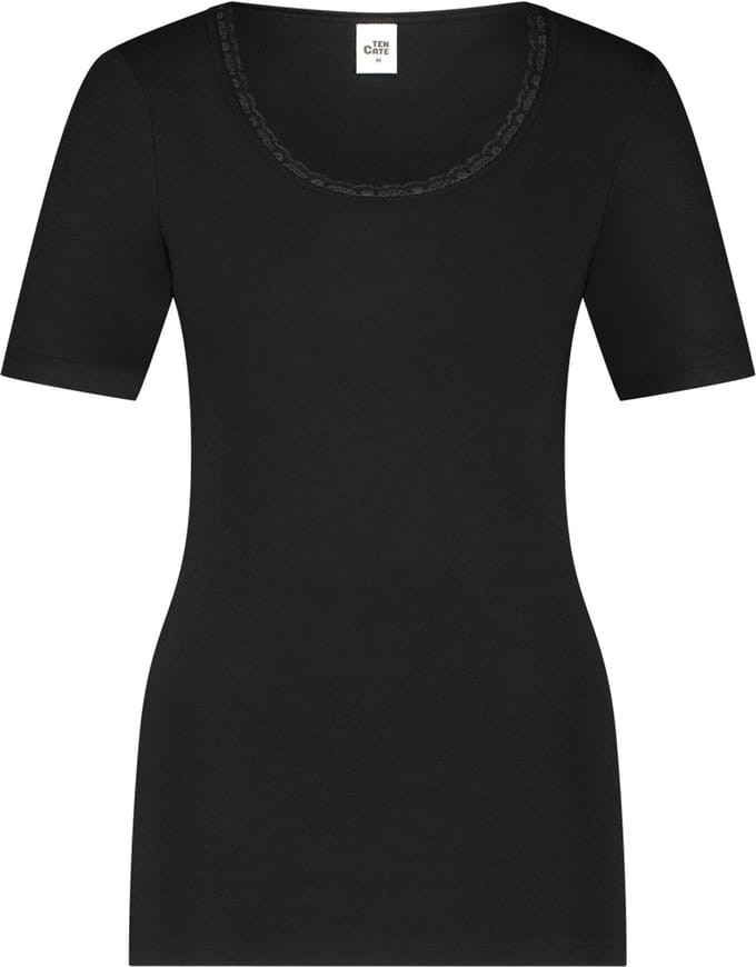 Ten Cate thermo t-shirt lace zwart voor Dames | Maat S