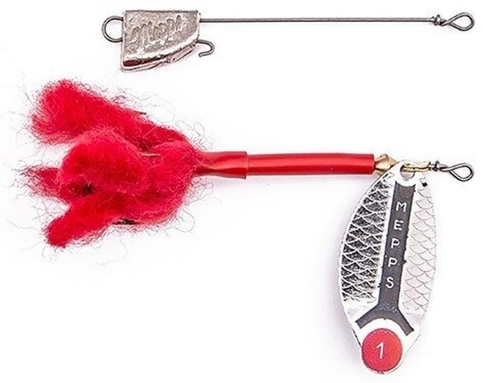 Mepps Lusox silver - #1 - 9,5 gram - Fishing-bait.nl