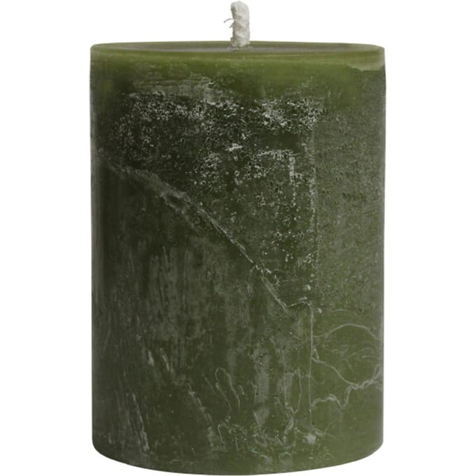 PTMD - Kaars Rustic Outdoor - Groen - 15x15x20cm