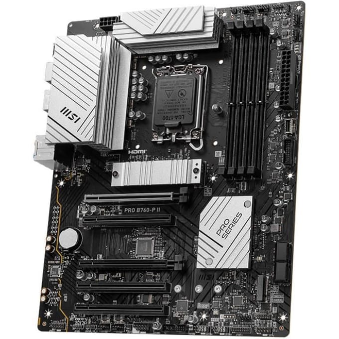 MSI PRO - B760-P II - Moederbord - DDR5 - PCIe4.0 - ATX
