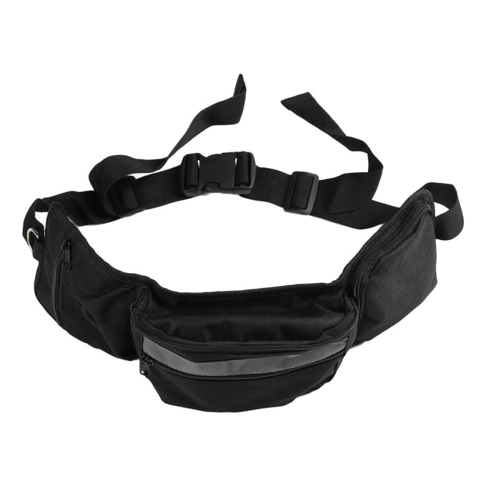 Honden Trainings Taille Tas Multifunctioneel Grote Capaciteit Hondentraining Taille Traktatie Tas met Verborgen black