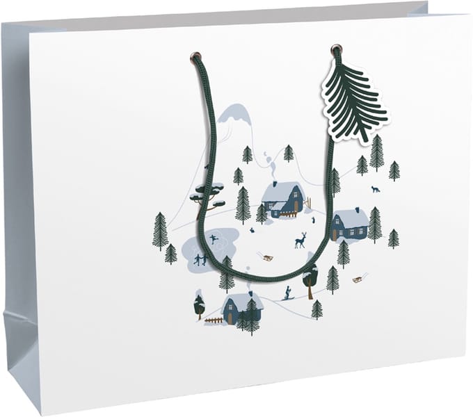 Kerstcadeau-wikkel 'Winter', middelmaat
