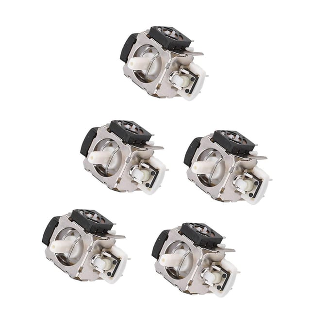 5 Stuks Analoge Stick 3D Joystick Vervanging voor Xbox 360 Draadloze Controller gray