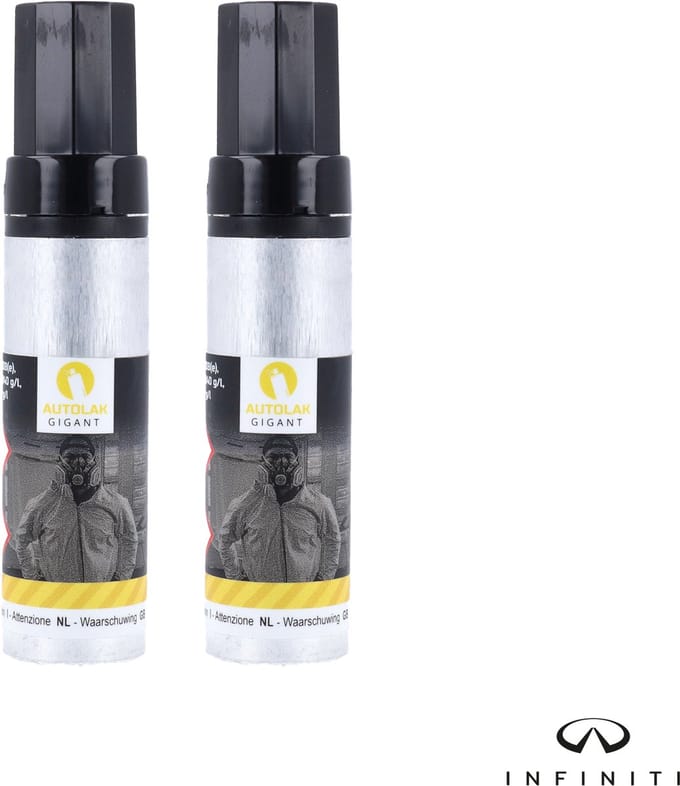 INFINITI - lakstift (set) - QAB - MAJESTIC WHITE-MET.