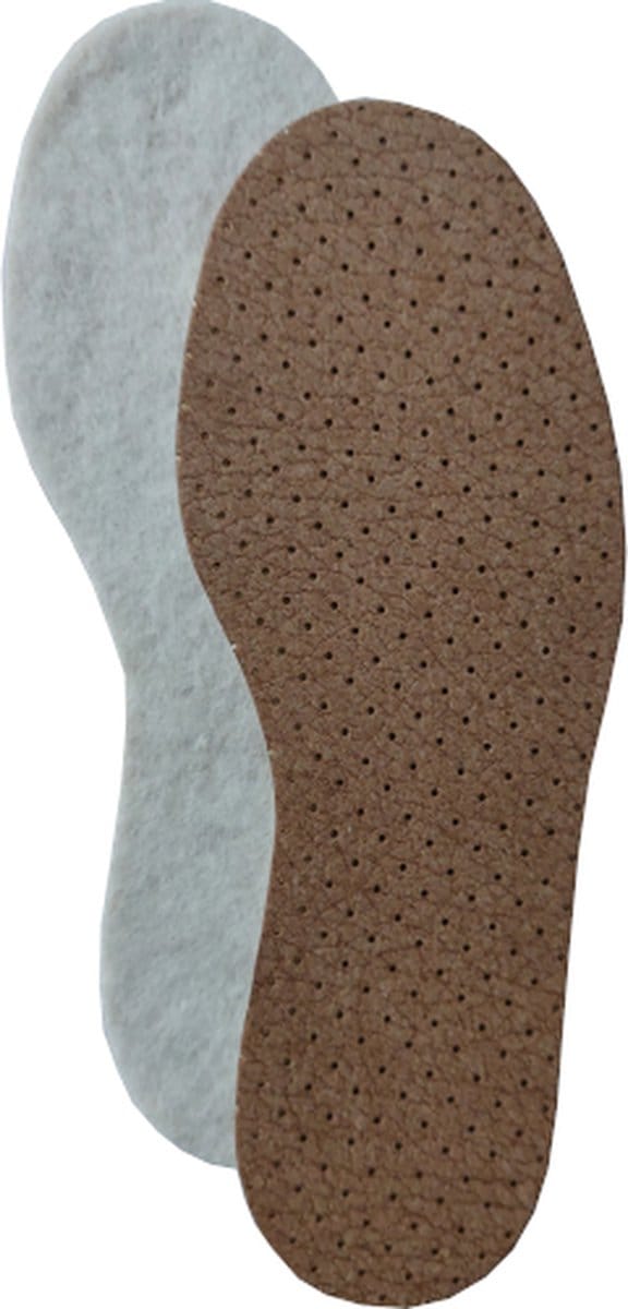 Ronilux Leren Inlegzool voor Kinderen - Leder / Vilt - Vochtopnemend - Maat 24/25