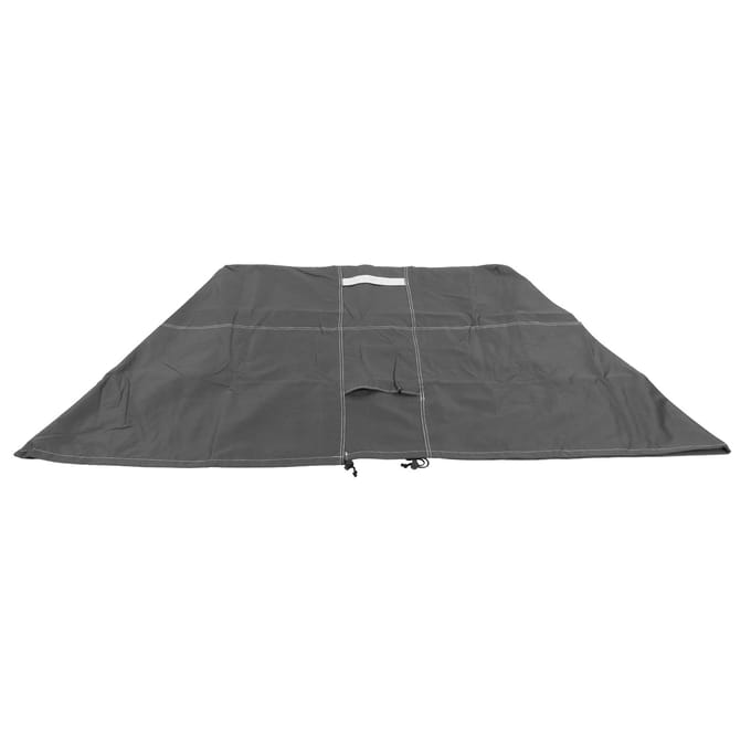 Stofhoes Vierkant Buiten Waterdichte Beschermer Accessoire voor Airconditioner Buitenunit gray