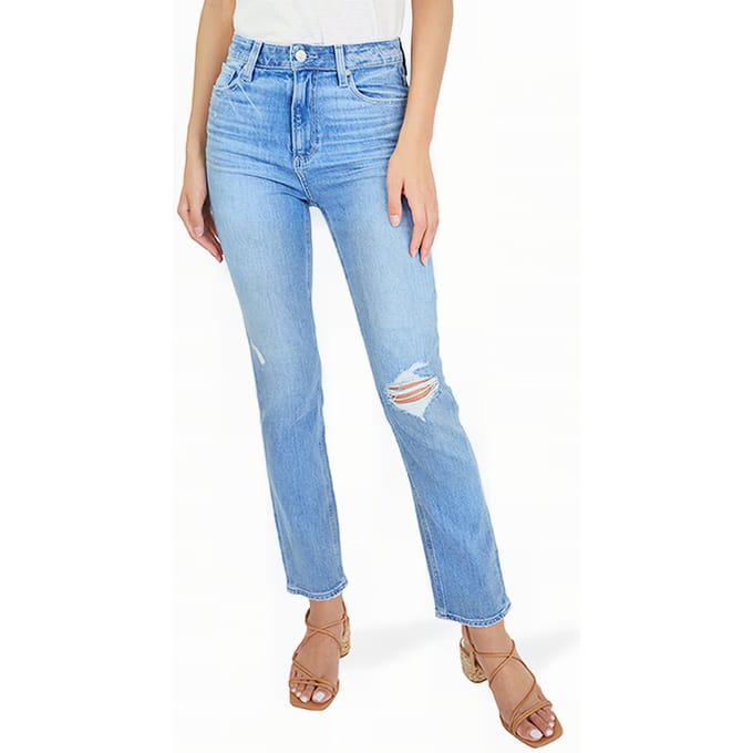 PAIGE Sarah Slim Daytrip Destructed Größe: W24 | Straight Jeans Outlet | Damen