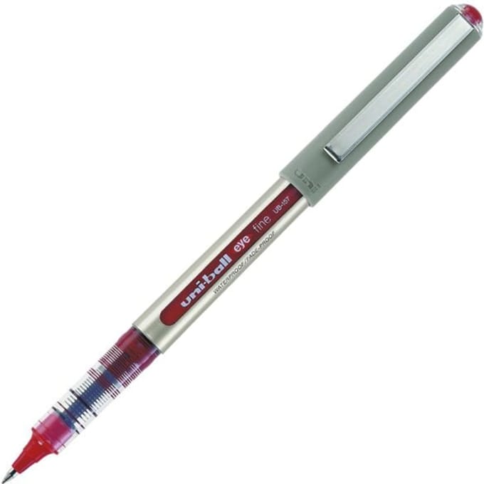 Rollerpen Uni-ball Eye eco 157E medium rood