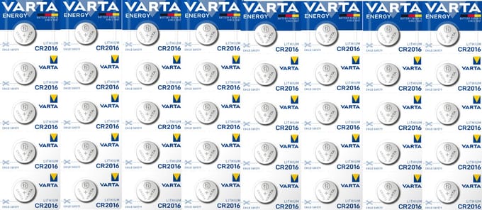 Varta Knoopcel batterij Energy CR2016 40 stuks