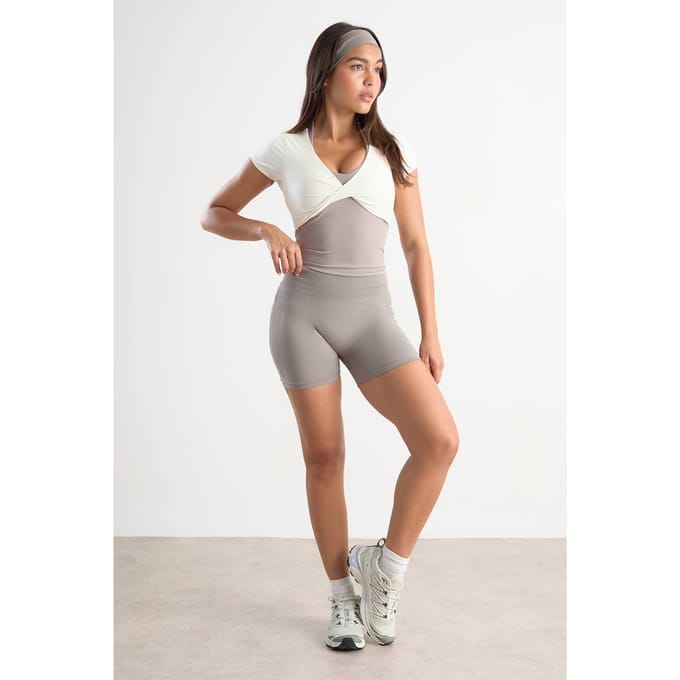Dames Dsgn Studio Ultra Sculpt Haltertop | Truffle | Maat: Large