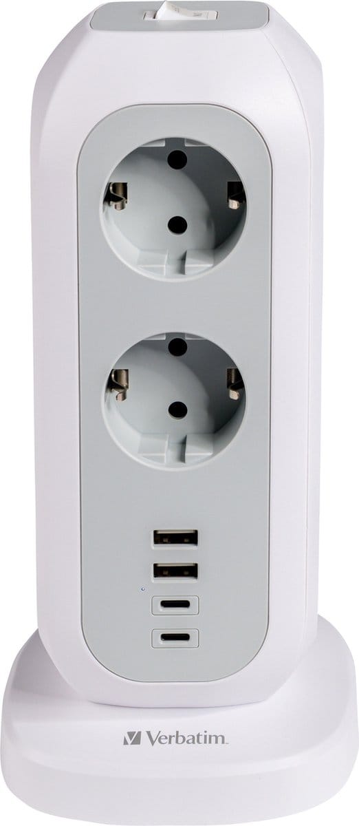 Verbatim EUPT-01 - power strip - 15-in-1 European multi plug extension - 3600 Watt