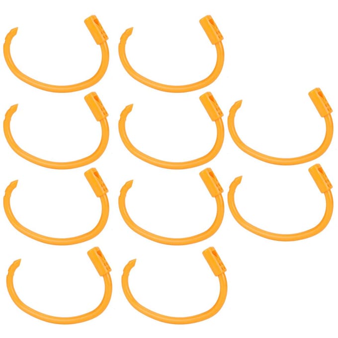 10 stuks Nylon Stierneusring Accessoire voor Rund Vee Boerderij Vee Dierlijke Uitrusting beige