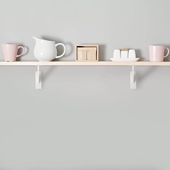 Decoratieve Plankhouder 180mm - Duurzame Wandhouder voor Planken - Set van 2