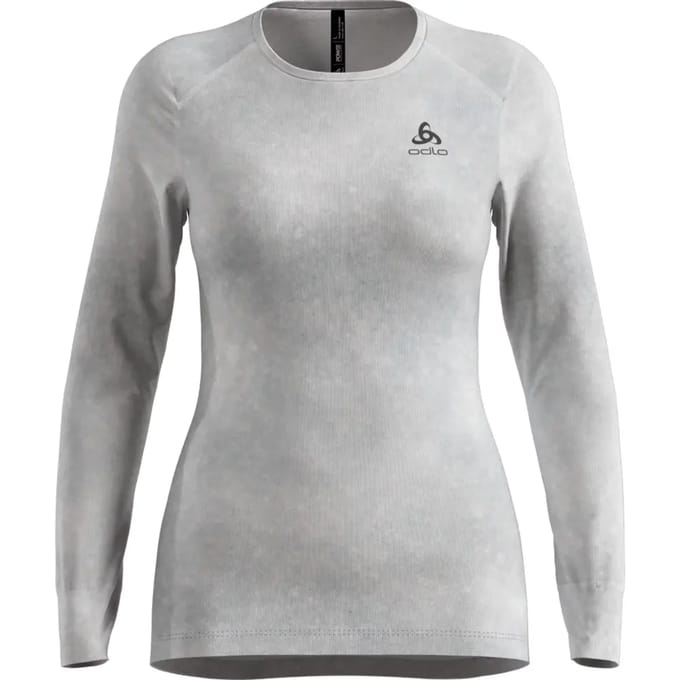 Odlo Active Warm X Pow Lange Mouwen Basislaag Grijs L Vrouw
