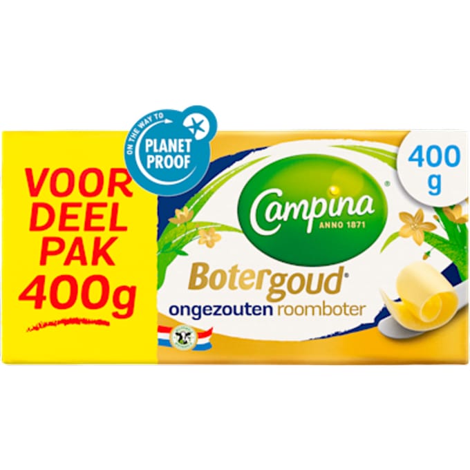 Botergoud ongezouten roomboter