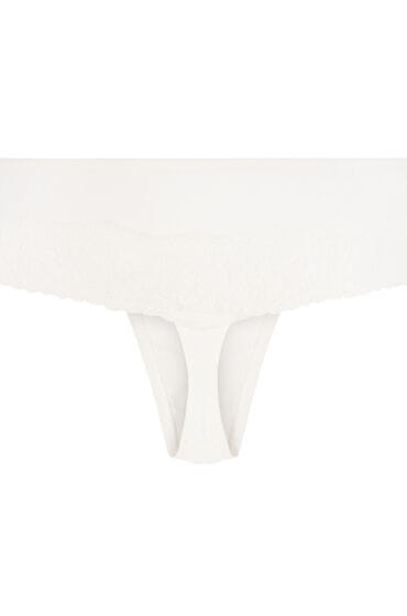 Hunkemöller Dames Lingerie Paris boxerstring - Wit - maat M