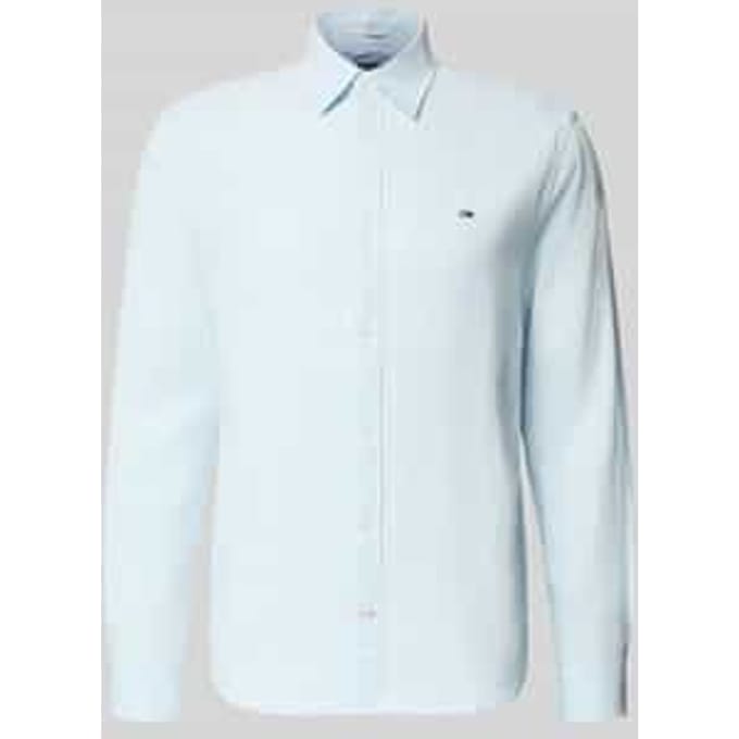 Tommy Hilfiger Tjm Regular Linen Blend Sweet Blue Taglia: M | Camicie Casual Outlet | Uomo | Bianco