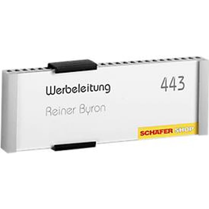 Durable Naambordje 485002 (b x h) 149 mm x 52.5 mm Wit 485002