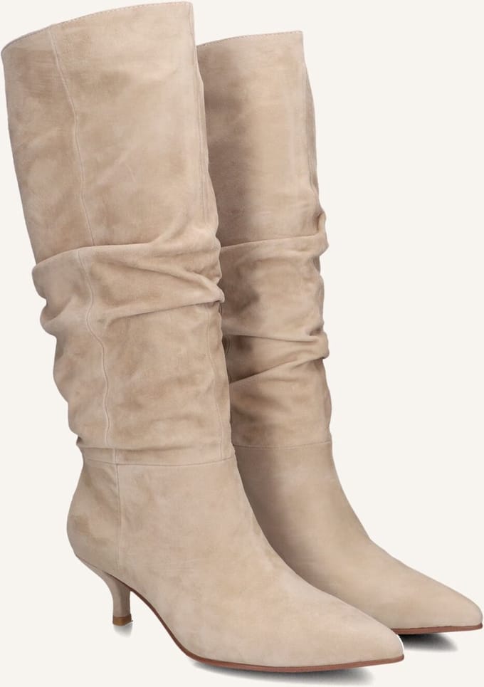 STEFANO LAURAN E25555 Laarzen - Suède - Dames - Beige - Maat 35