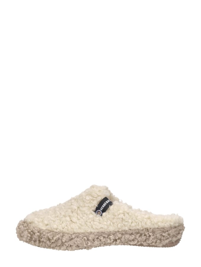 Verbenas Yuma Curly Pantoffels Open - beige - Maat 41