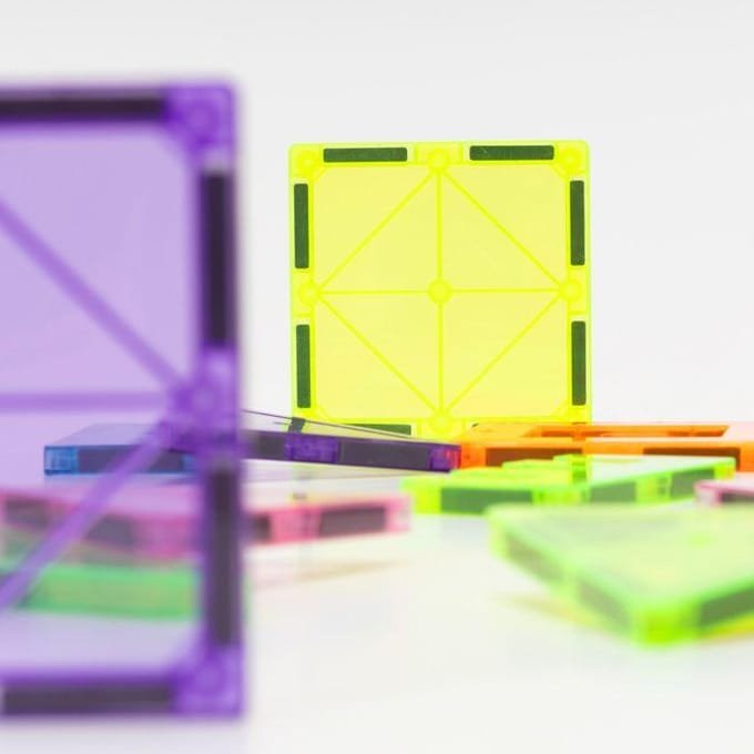 Springos® Magnetisch speelgoed - Speelgoed Kasteel - 48 Stuks - Montessori speelgoed - Speelgoed kinderen